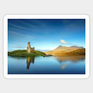 Ardvreck Castle Loch Assynt Scotland Sticker